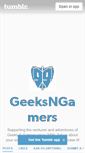 Mobile Screenshot of geeksngamers.com